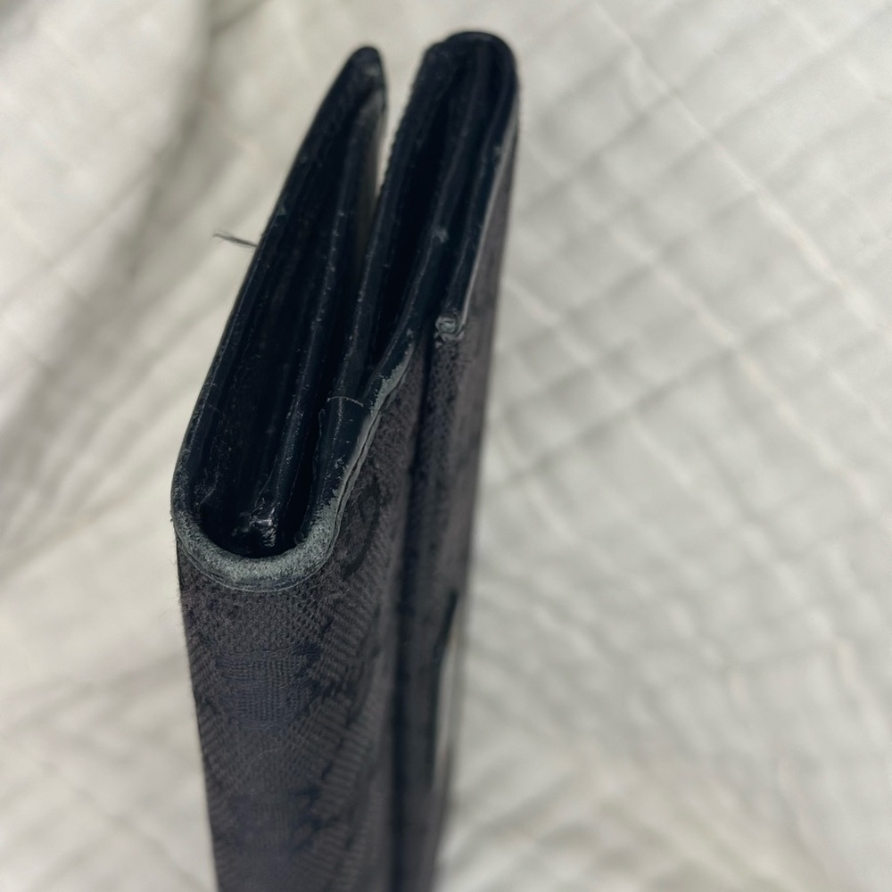 Authentic Gucci Monogram Continental Wallet In Bl… - image 7